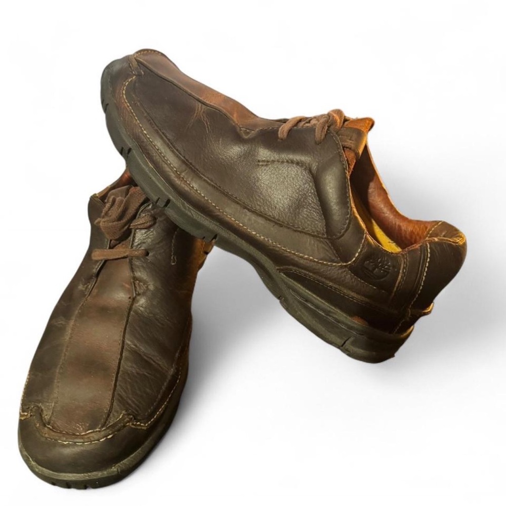 Timberland Brown Leather Loafers Slip-Ons
